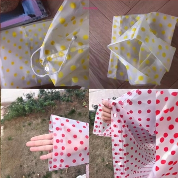 Sűrű EVA felnőtt esőponcho – újrahasználható, utazáshoz és túrázáshoz
