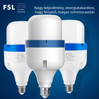 FSL Foshan Lighting LED izzó 80W, hengeres, E27, Dazzling Wind sorozat