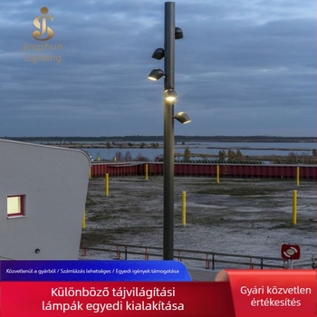 Szabadtéri LED tájvilágítás parkokhoz és udvarokhoz, IP65 vízálló, alumínium ház, nagy fényerő, vetítőfények