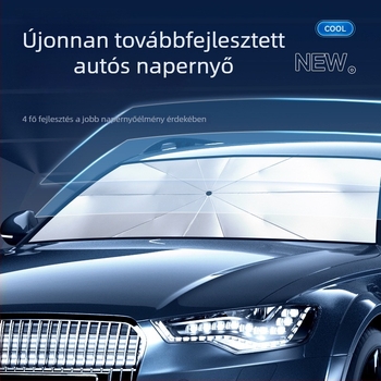 Autó napvédő, összecsukható szélvédővédő és hőszigetelés