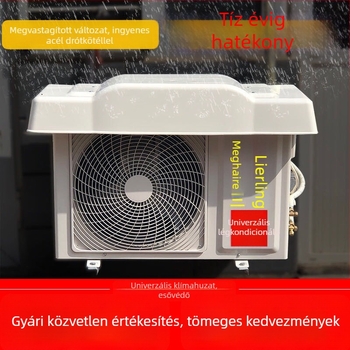 Kültéri klímaberendezés védőburkolat – esőálló, UV-védelem, szélálló, porvédő, megerősített 1-2P