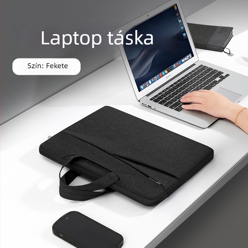 Nothing Könnyű üzleti laptop- és tabletatáska, többfunkciós válltáska, párnázott belső résszel, szürke