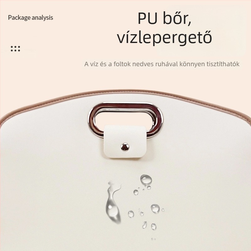 16 colos minimalist laptoptáska, prémium uniszex üzleti aktatáska, hordozható, PU műbőr, egyszínű