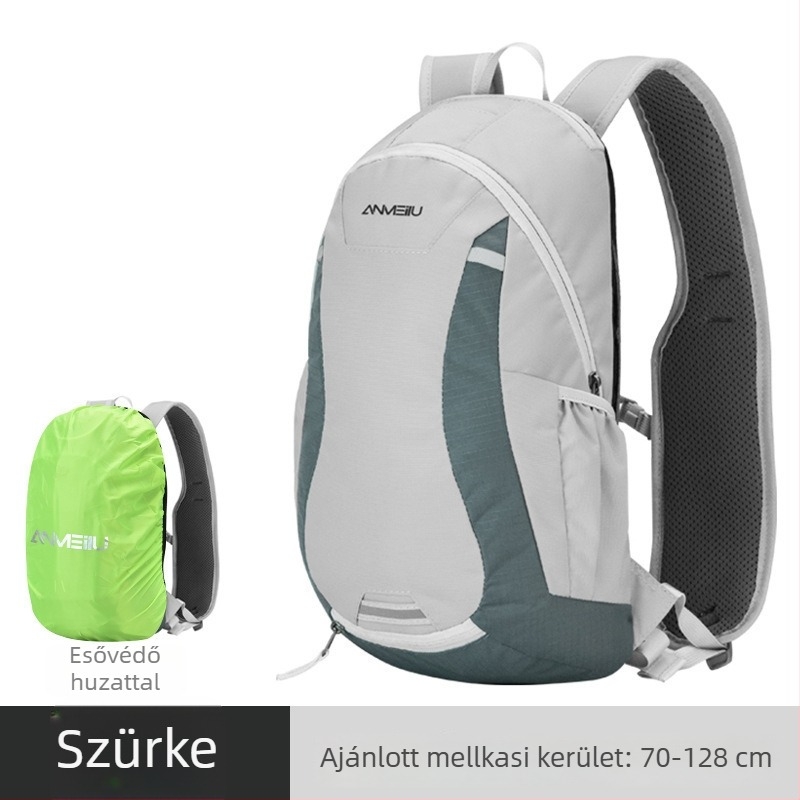 Nylon túrahátizsák légáteresztő hátsó panellel, 36–55 literes kapacitás, 9 hüvelykes laptophoz