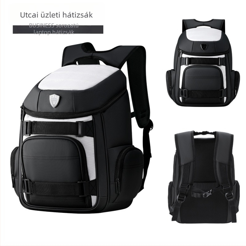 Unisex üzleti és utazó hátizsák, 20–35 L kapacitás, 12 colos laptoprekesz, poliészter