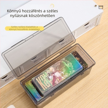 RMB bankjegy tároló doboz, téglalap alakú pénz- és aprópénztároló, porvédett, nagy kapacitású