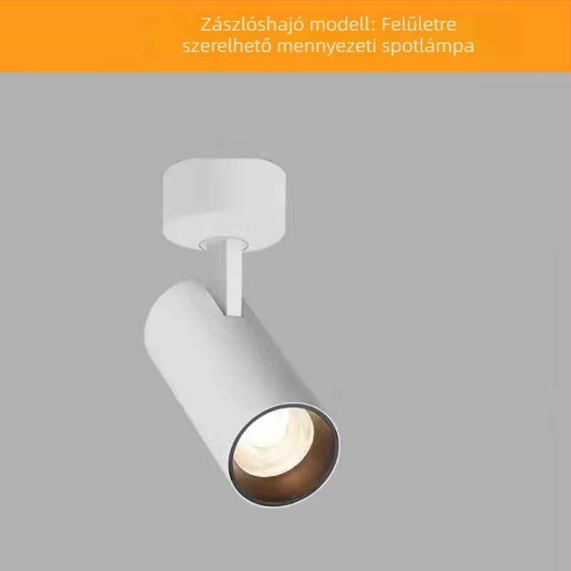 Felszínre szerelhető LED-spottok kereskedelmi háttérfalakhoz, COB-spottok állítható szögű mennyezettel, új modell ruházati boltok számára