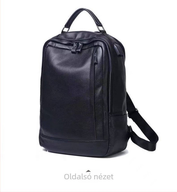 Férfi bőrtáska hátizsák – könnyű üzleti utazáshoz, 16 hüvelykes laptophoz