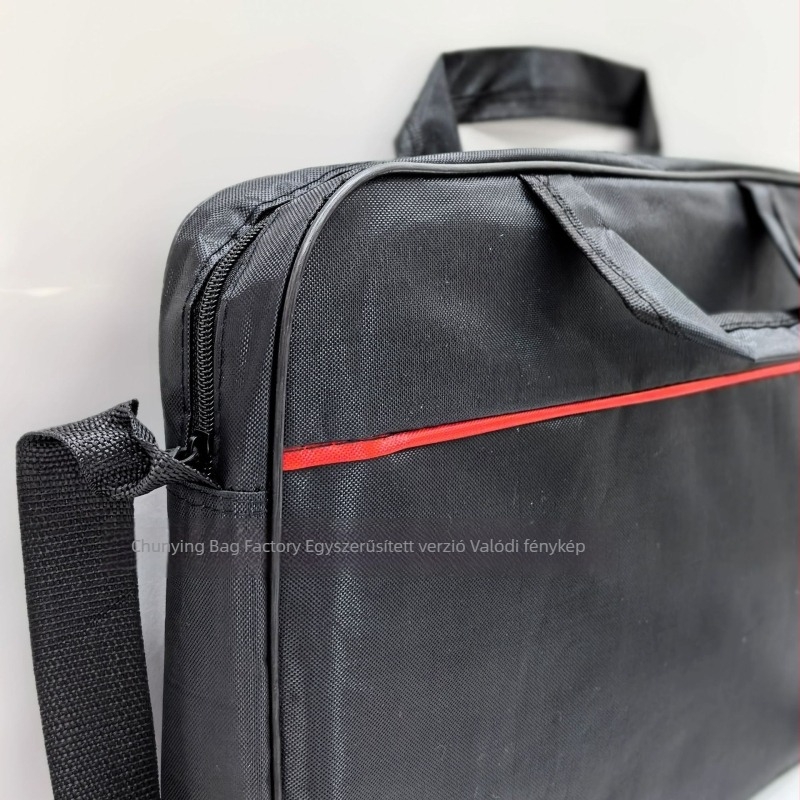 Oxford szövetből készült laptop táska, üzleti elegáns stílus, 15 hüvelykes, logóval testreszabható