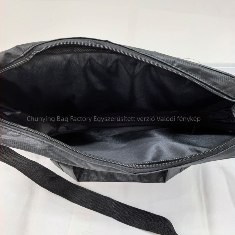 Oxford szövetből készült laptop táska, üzleti elegáns stílus, 15 hüvelykes, logóval testreszabható