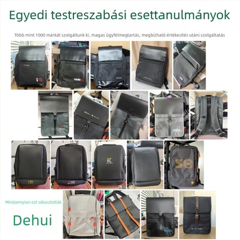 Férfi 15,6 hüvelykes laptop hátizsák, üzleti, hétköznapi stílusban, kopásálló és vízálló nylonból