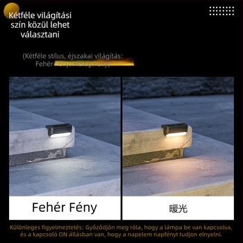 Napelemes kültéri falikar kerthez, udvarhoz, balkonhoz és lépcsőkhöz – dekoratív hangulatvilágítás