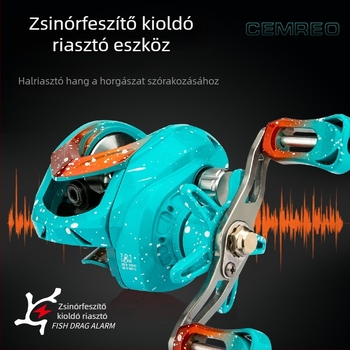 Kemei Kingfisher Graffiti – Magas érzékenységű, teljes réz fogak, hosszú tengely és damilos orsó