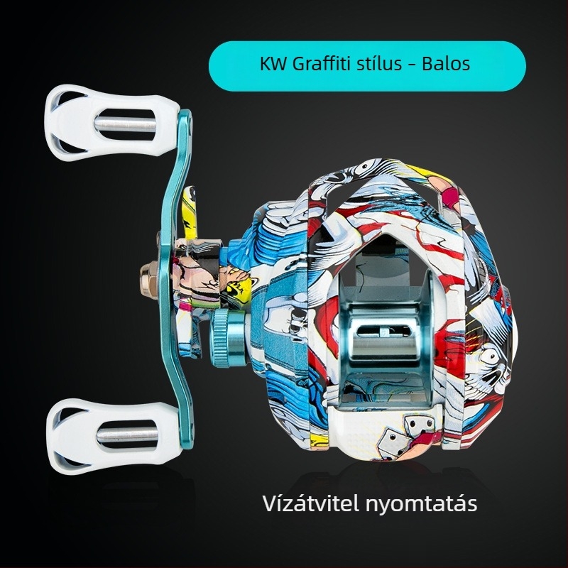 Kemei Kingfisher Graffiti – Magas érzékenységű, teljes réz fogak, hosszú tengely és damilos orsó