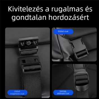 Fedeles üzleti hátizsák, innovatív dizájn, stílusos, többfunkciós laptop-táska 8 hüvelyk