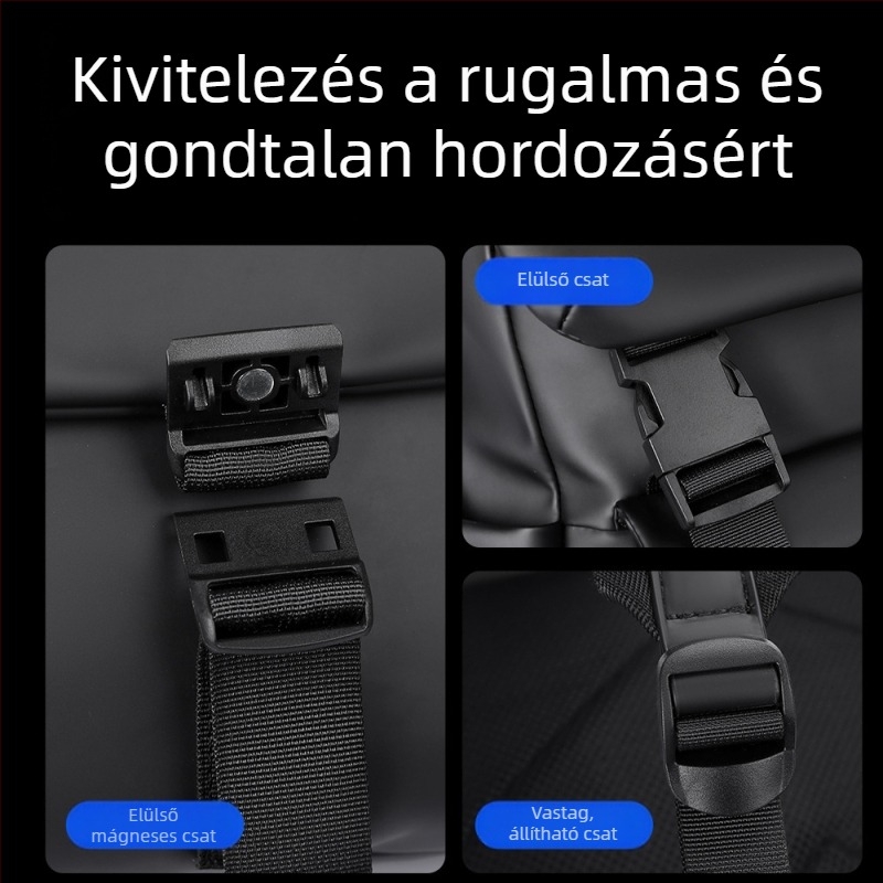 Fedeles üzleti hátizsák, innovatív dizájn, stílusos, többfunkciós laptop-táska 8 hüvelyk