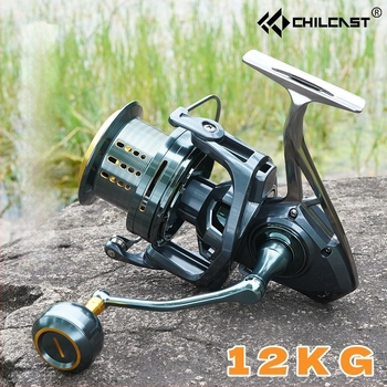 Chen Sheng horgászorsó, teljesen fémből, 10000-es méret, hézagmentes kialakítás, hosszú dobás tengeri horgásatra