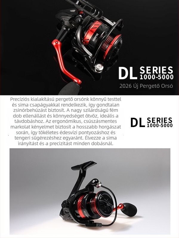 Fishmx spinning orsó – teljes fém felépítés, orsóház, játékmentes, hosszú dobás, sósvízre tervezve