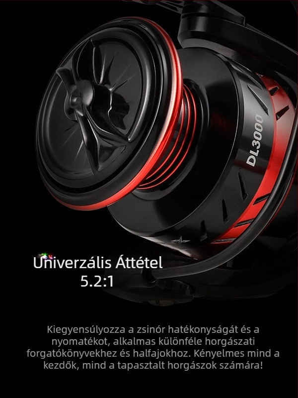 Fishmx spinning orsó – teljes fém felépítés, orsóház, játékmentes, hosszú dobás, sósvízre tervezve