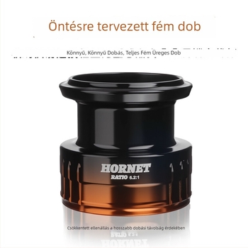 Gradient színű teljes fém spinningorsó tengeri horgászathoz