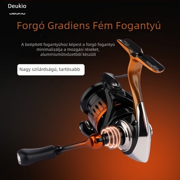 Gradient színű teljes fém spinningorsó tengeri horgászathoz
