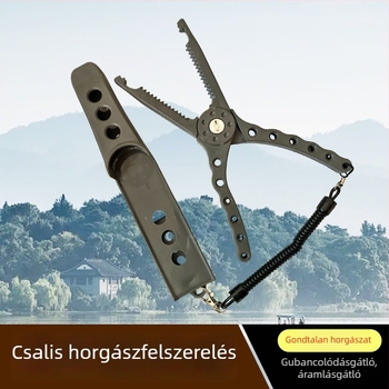 Többfunkciós horgászati eszköz csalihorgászatra: nagy halcsipesz, hordozható csali-klipsz, horgászfelszerelés