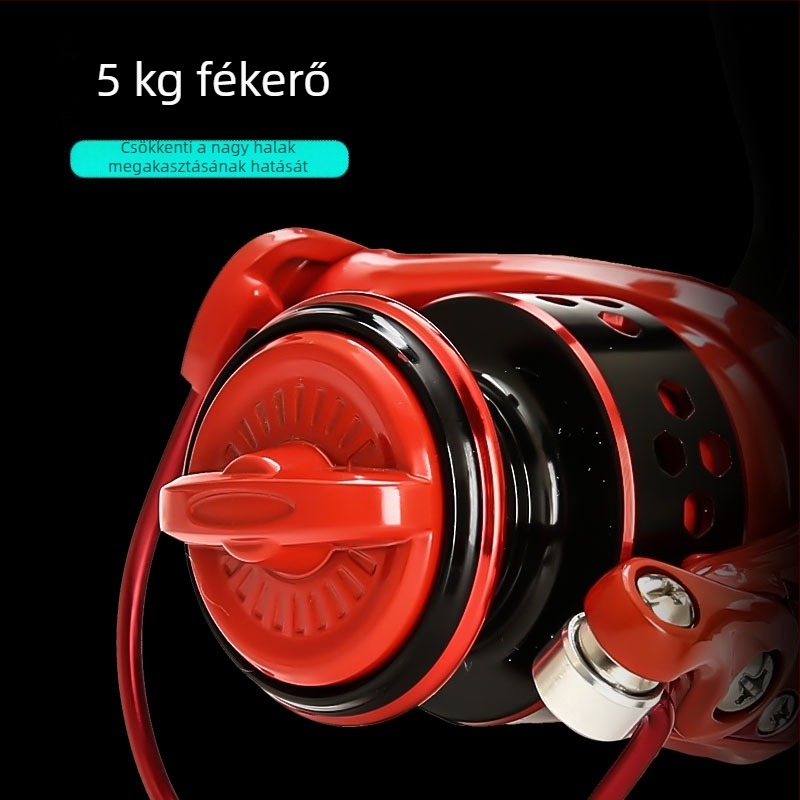 Kis méretű fém spinningorsó horgászatához – nincs játék, kompakt kialakítás műcsalikhoz