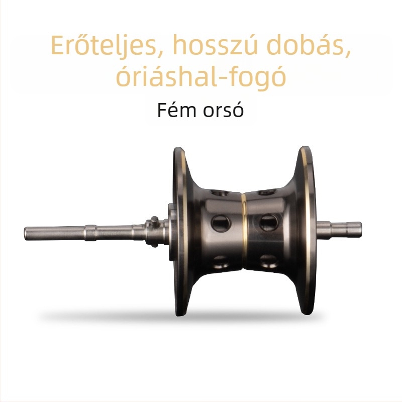 DEUKIO CR80 teardrop alakú pergetőorsó, fémlob? orsó, hosszú dobásokhoz – mikro horgászfelszerelés