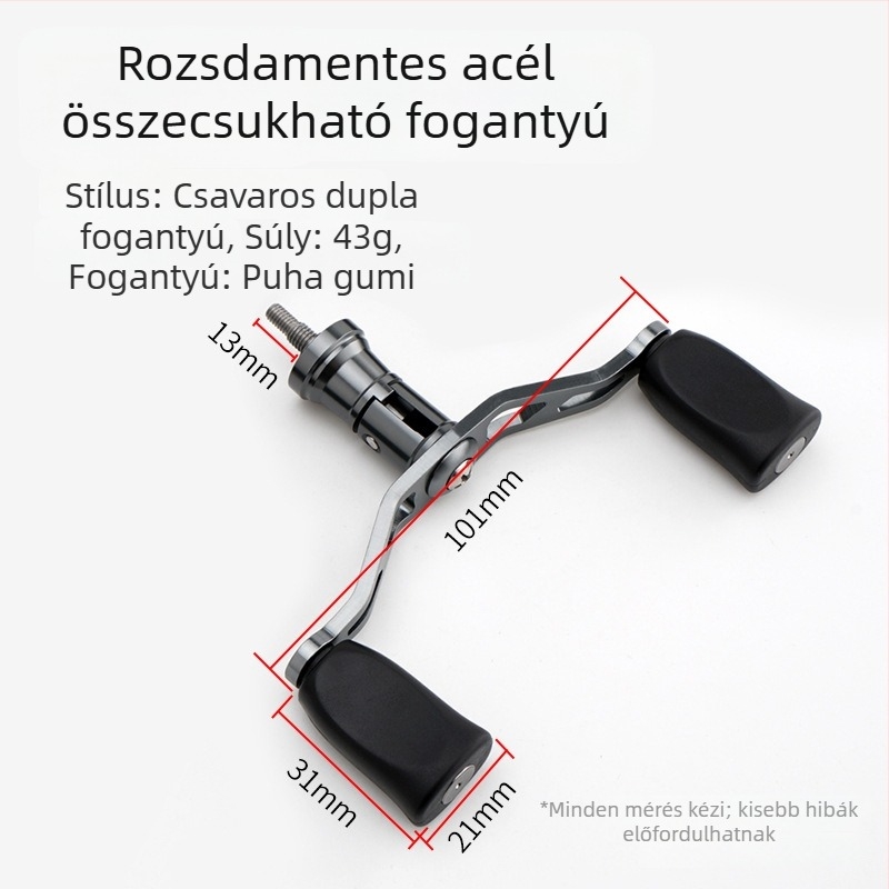 Hui Diao orsó fogantyú – csavaros, összecsukható, dupla fogás, vízálló fém