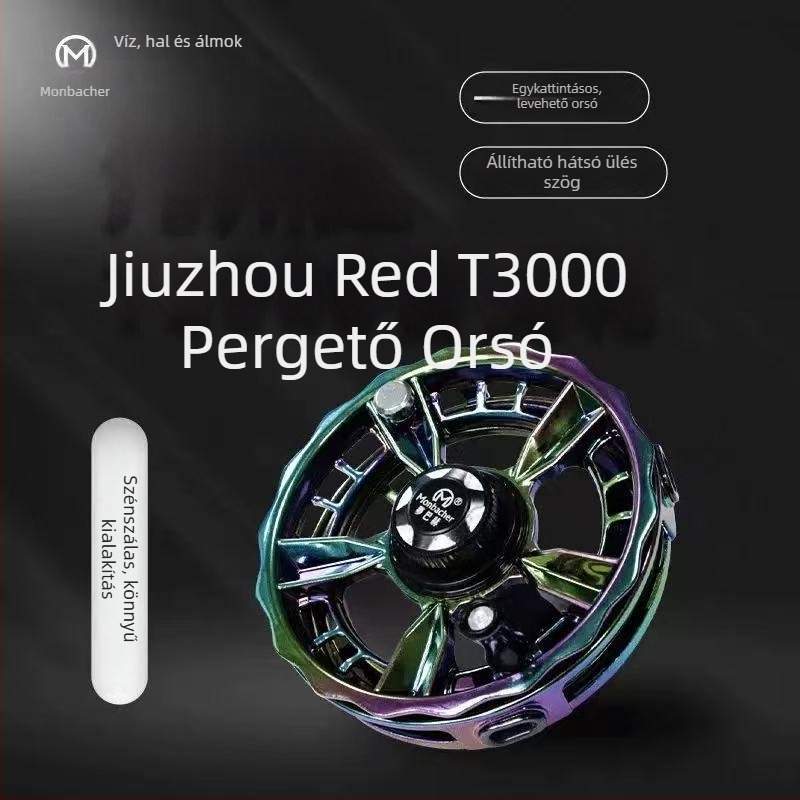 Mombach horgászorsó Storm T900, Kyushu Red T2000, Kyushu Red T3000, teljes burkolat, könnyű