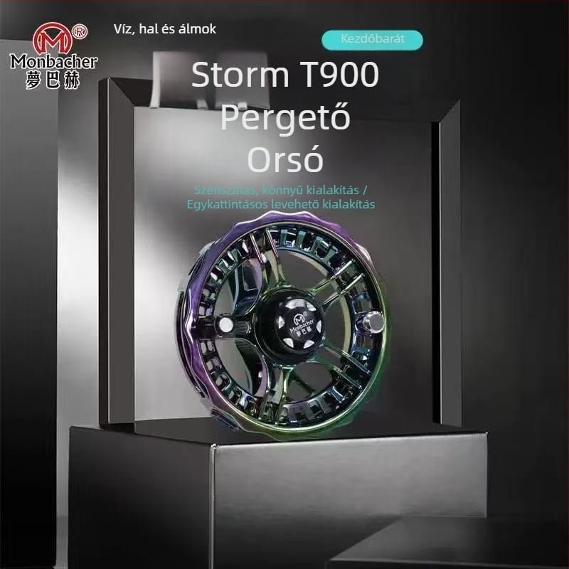 Mombach horgászorsó Storm T900, Kyushu Red T2000, Kyushu Red T3000, teljes burkolat, könnyű