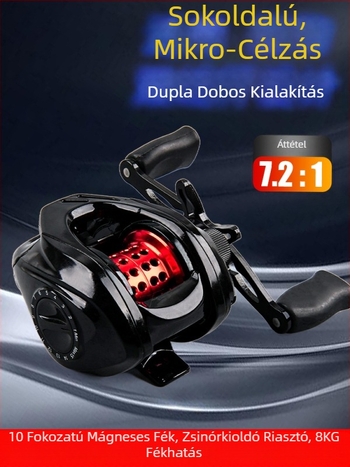 Water Drop orsó – ultra könnyű, hosszú dobás, kerámia csapágy, rövid tengely