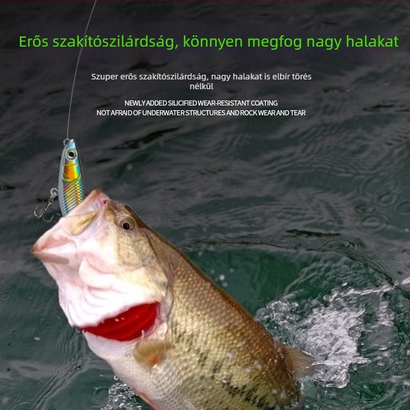 12+1 szálból szőtt PE horgász damil, ultraerős, hosszú dobásokhoz műcsalis horgászathoz, sima és erős, 131PE