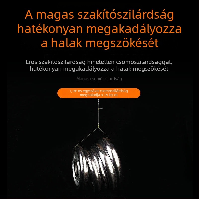 Nylon fő damil, nagy szakítószilárdság, 100 m, színes és láthatatlan damil a csalihorgászathoz és a tengeri horgászathoz