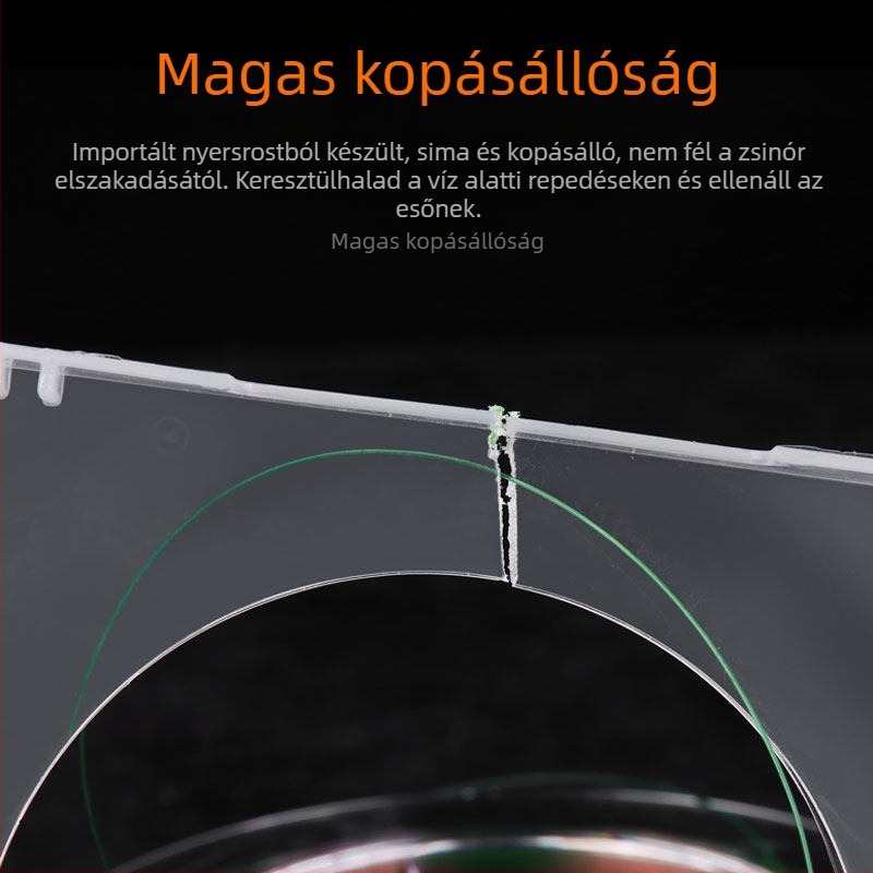 Nylon fő damil, nagy szakítószilárdság, 100 m, színes és láthatatlan damil a csalihorgászathoz és a tengeri horgászathoz