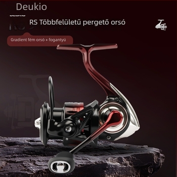 DEUKIO RS pergetőorsó, teljes fémből készült, gradiens felület, hosszú dobások, tengeri horgászathoz
