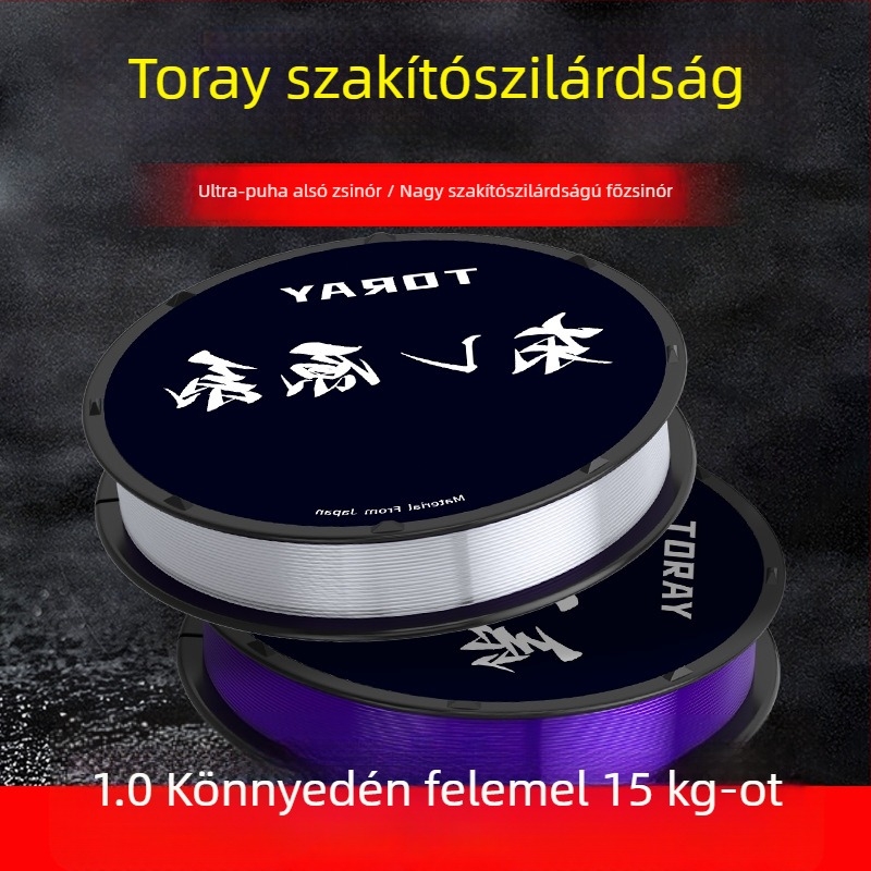 Puha szénalapú alsó vonal horgászathoz, nagy húzóerővel, fő vonal