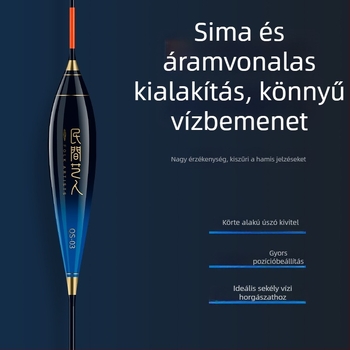 Sekélyvízi úszó, rövid és vast, nagy érzékenységgel