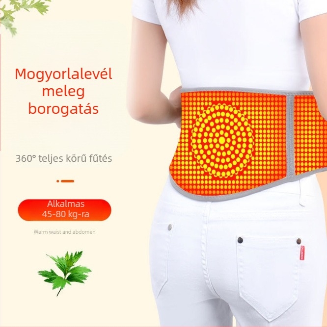 Mugwort fűtött vállvédők a nyakhoz és vállakhoz, egész éves meleg bambuszszénnel