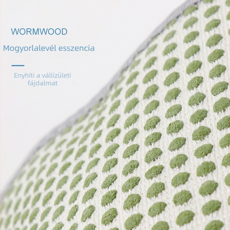 Mugwort fűtött vállvédők a nyakhoz és vállakhoz, egész éves meleg bambuszszénnel