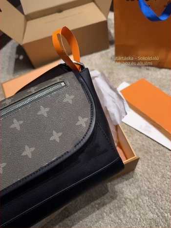 Férfiaknak szóló bőr crossbody táska nagy kapacitással, utazáshoz