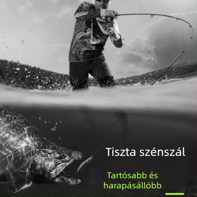 Szénszálas fő zsinór tengeri horgászathoz, közepes erősség