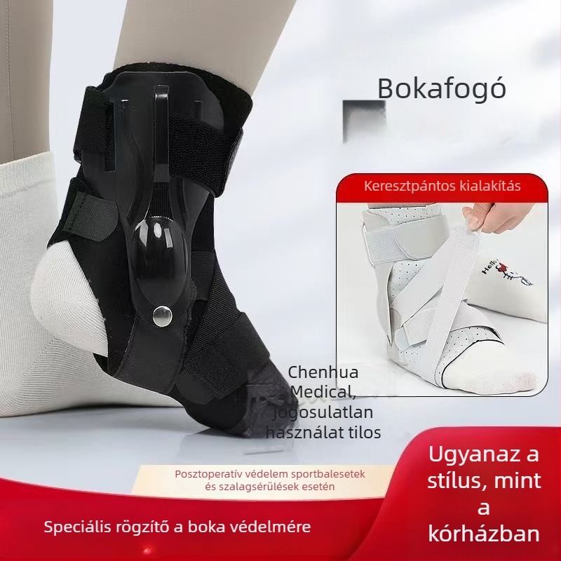 Bokarögzító ortézis rehabilitációhoz, ízületi védelemhez, kosárlabda bokatámogatás