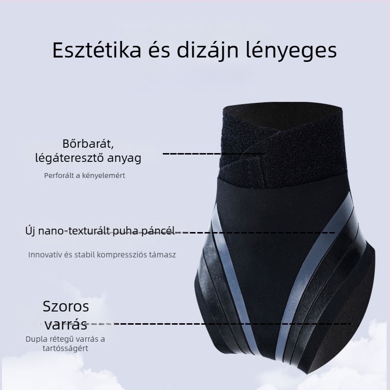 Bokavédő kompressziós készülék a bokarándulások megelőzésére és felépülésére