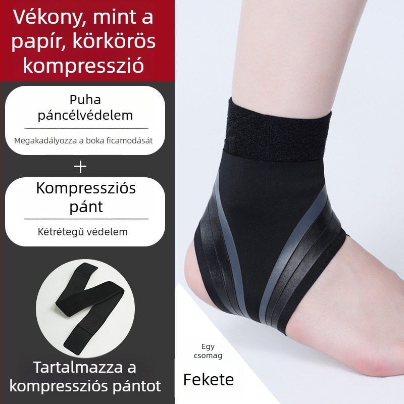 Bokavédő kompressziós készülék a bokarándulások megelőzésére és felépülésére