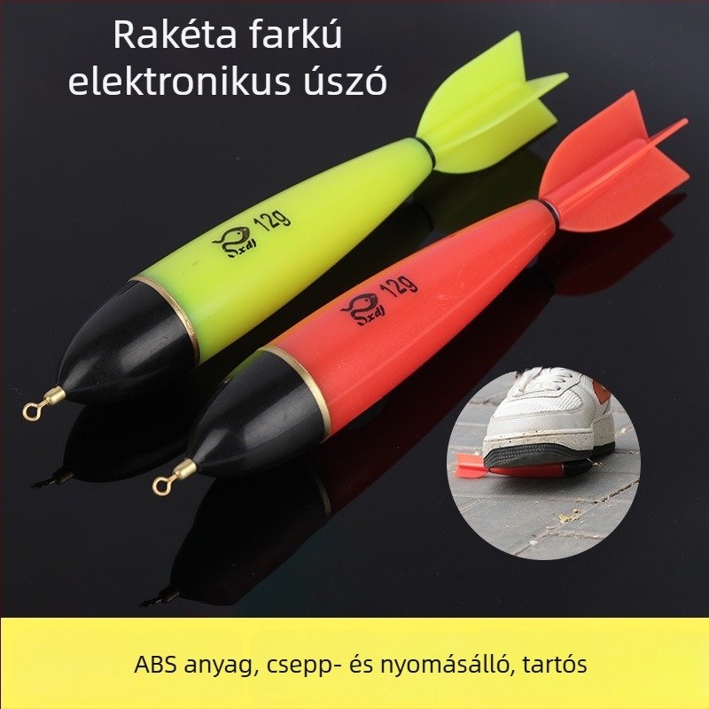 Vertikális horgászúszó világító fényű és digitális elektronika sekély vízhez, magas érzékenység, feltűnő farok