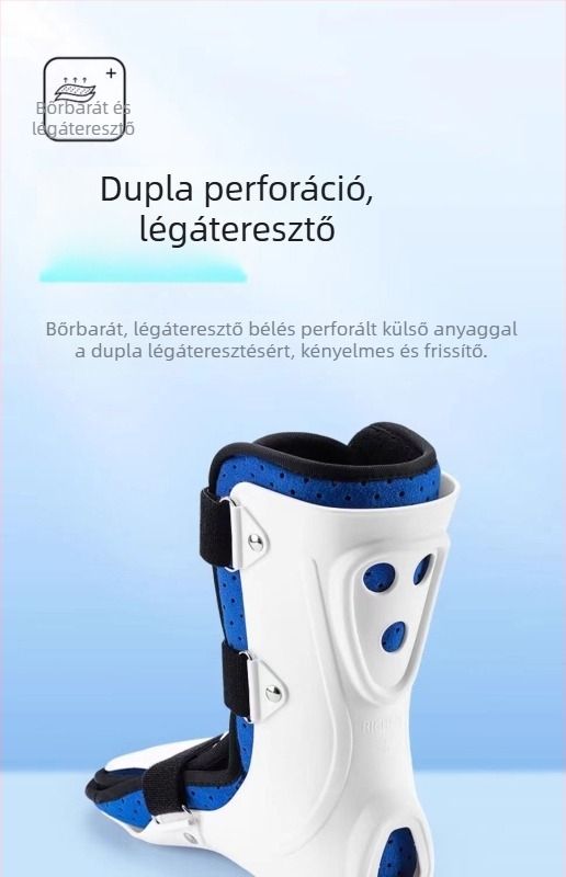 Bokarögzítő ortézis, lélegző talpbetéttel, stabilizálja a bokát