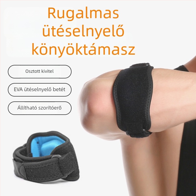 Állítható EVA könyökvédő Velcro-szal és elastikus ütéscsillapítással