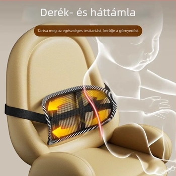 Babakocsi hátsó támasz deréktámla párnával a helyes testtartásért
