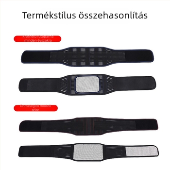 Uniszex deréköv sporthoz és fitneszhez, légáteresztő deréktámasz, kényelmes hosszú ülések közben